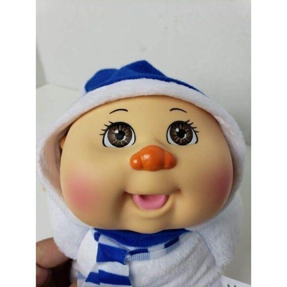 Cabbage Patch Kids Cutie Holiday Helper Douglas Snowman Christmas Doll NWOT - Picture 3 of 9
